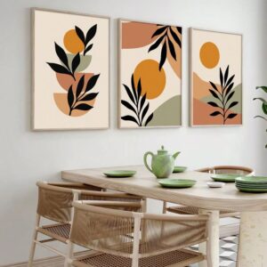 -Amazon Hanadin A4 Size Photo Frame Set of 3 | Wall-Mount | Plexi Glass | Frame For Home and Office Decoration | 8x12 Inches (Black)